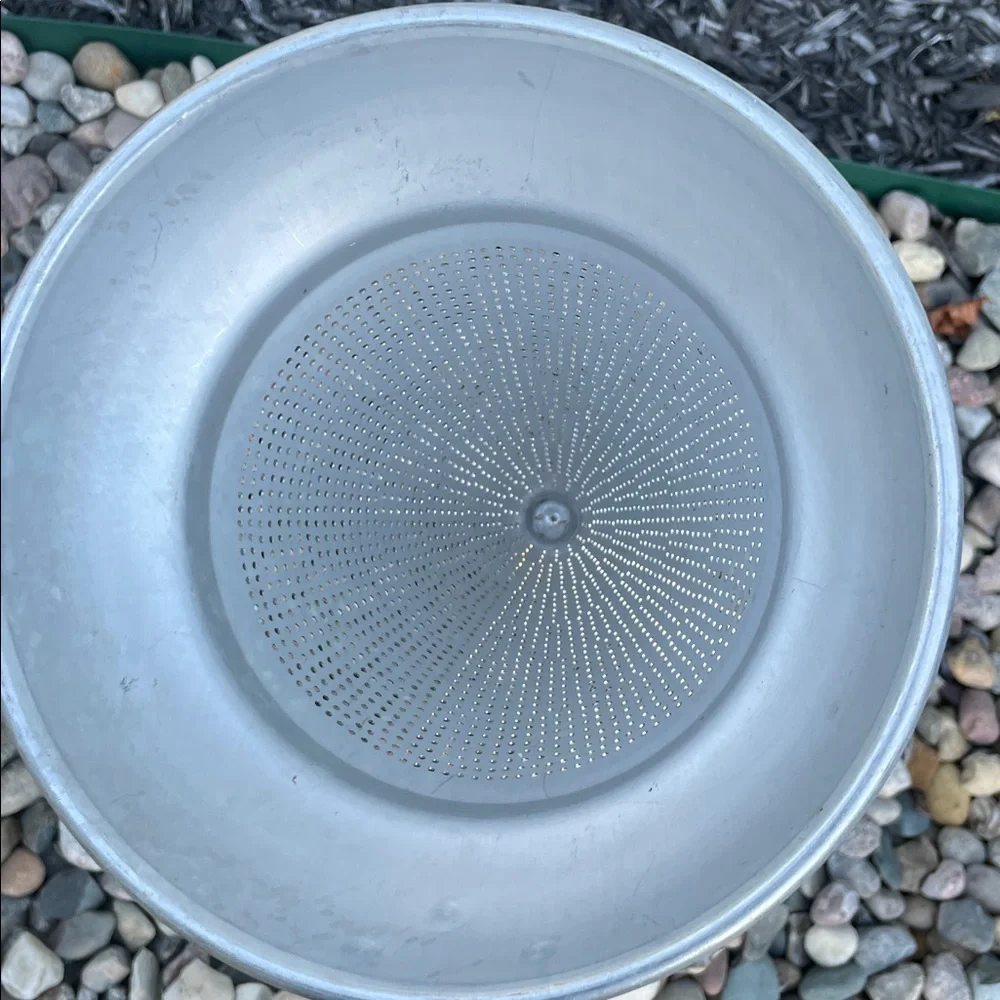 Vintage Stainless Steel Funnel Sieve Strainer With Handle‎